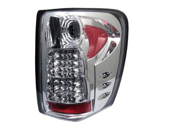 Jeep Grand Cherokee Spyder LED Taillights - Chrome - 111-JGC99-LED-C thumbnail 2