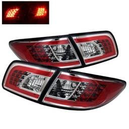 Mazda 6 Spyder LED Taillights - Chrome - 111-M603-LED-C