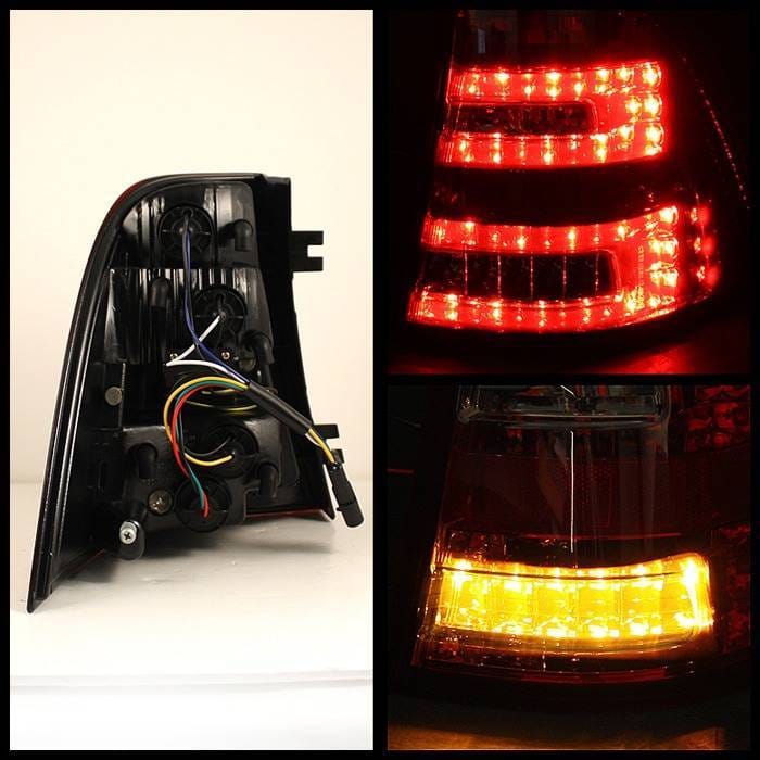 Mercedes-Benz ML Spyder LED Taillights - Red Clear - 111-MBW16398-LED-RC thumbnail 2