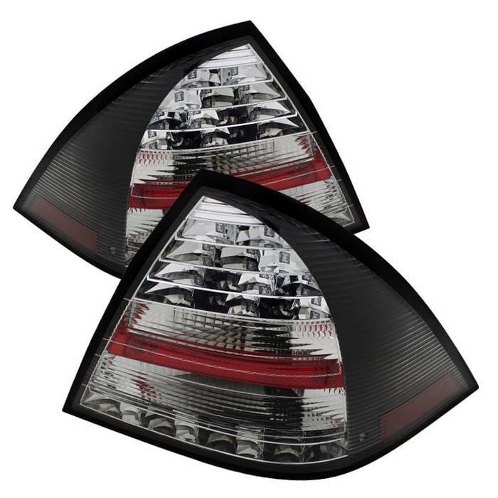 Mercedes-Benz C Class Spyder LED Taillights - Black - 111-MBZC01-LED-BK