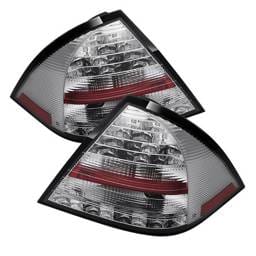 Mercedes-Benz C Class Spyder LED Taillights - Chrome - 111-MBZC05-LED-C