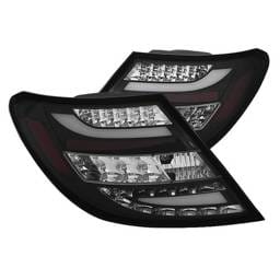 Mercedes-Benz C Class Spyder LED Taillights - Black - 111-MBZC11-LED-BK