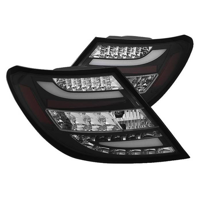 Mercedes-Benz C Class Spyder LED Taillights - Black - 111-MBZC11-LED-BK
