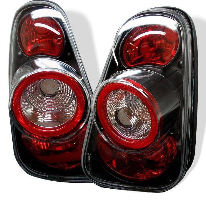 Mini Cooper Spyder Euro Style Taillights - Black - 111-MC02-BK