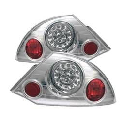 Mitsubishi Eclipse Spyder LED Taillights - Chrome - 111-ME00-LED-C