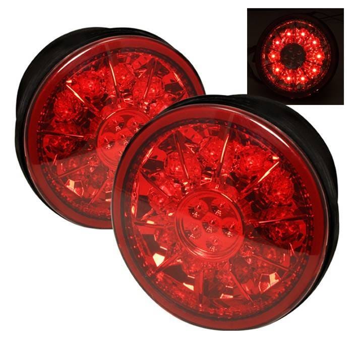 Lexus IS Spyder LED Trunk Taillights - Red Clear - 111-LIS300-TR-LED-RC