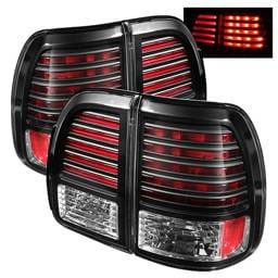 Lexus LX Spyder LED Taillights - Black - 111-LLX47098-LED-BK