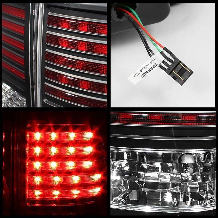 Lexus LX Spyder LED Taillights - Black - 111-LLX47098-LED-BK thumbnail 2