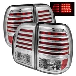 Lexus LX Spyder LED Taillights - Chrome - 111-LLX47098-LED-C