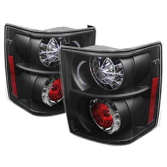 Land Rover Range Rover Spyder LED Taillights - Black - 111-LRRRH03-LED-BK