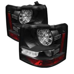 Land Rover Range Rover Spyder LED Taillights - Black - 111-LRRRS06-LED-BK
