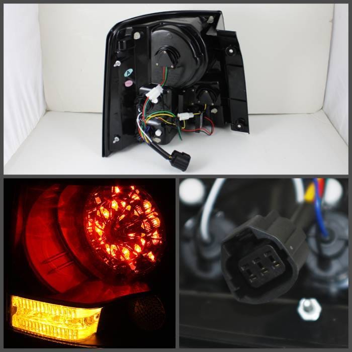 Land Rover Range Rover Spyder LED Taillights - Black - 111-LRRRS06-LED-BK thumbnail 2