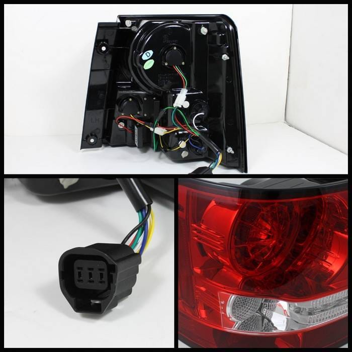 Land Rover Range Rover Spyder LED Taillights - Red Clear - 111-LRRRS06-LED-RC thumbnail 2