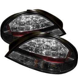 Pontiac Grand Am Spyder LED Taillights - Black - 111-PGAM99-LED-BK