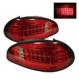 Pontiac Grand Prix Spyder LED Taillights - Red Clear - 111-PGP97-LED-RC