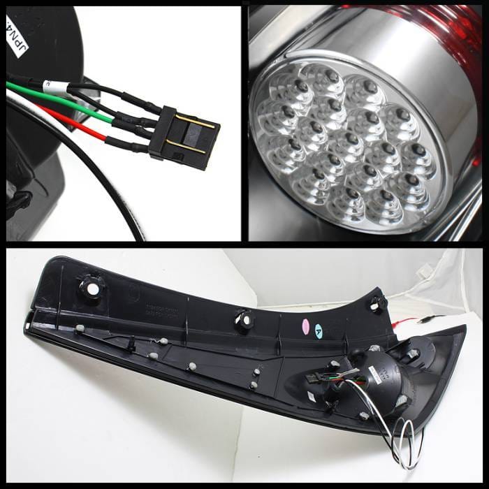 Nissan 350Z Spyder LED Taillights - Black - 111-N350Z02-LED-BK thumbnail 2