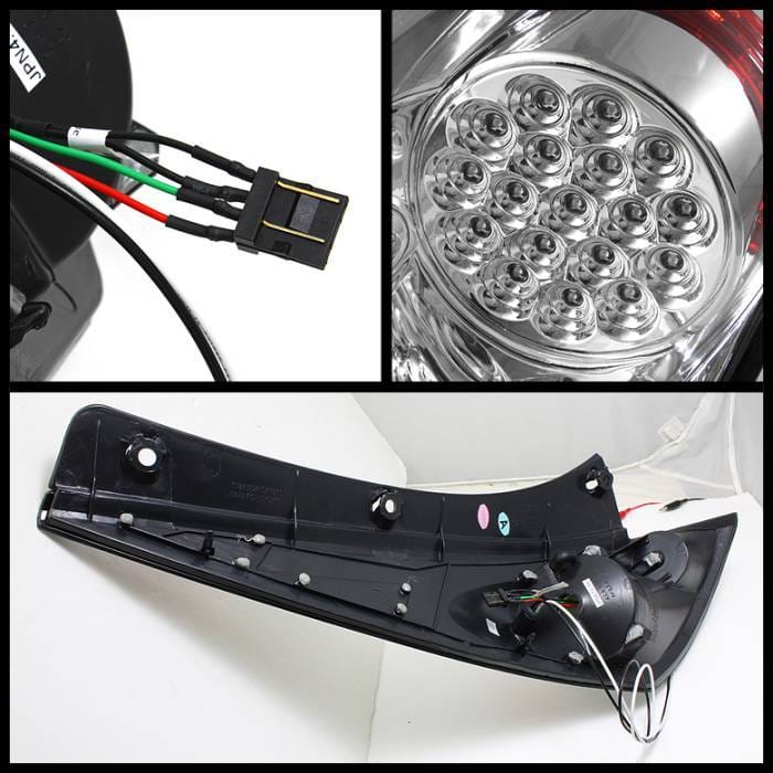 Nissan 350Z Spyder LED Taillights - Chrome - 111-N350Z02-LED-C thumbnail 2