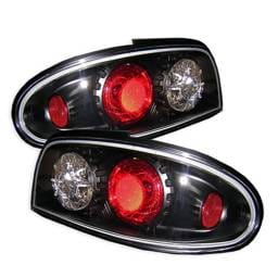 Nissan Altima Spyder Euro Style Taillights - Black - 111-NA93-BK