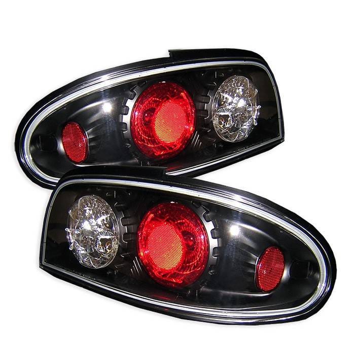 Nissan Altima Spyder Euro Style Taillights - Black - 111-NA93-BK
