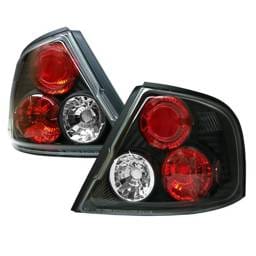 Nissan Altima Spyder Euro Style Taillights - Black - 111-NA98-BK