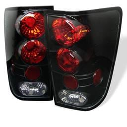 Nissan Titan Spyder Euro Style Taillights - Black - 111-NTI04-BK