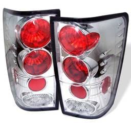 Nissan Titan Spyder Euro Style Taillights - Chrome - 111-NTI04-C
