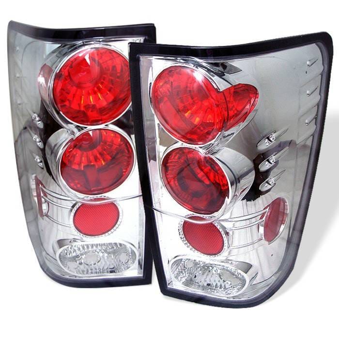 Nissan Titan Spyder Euro Style Taillights - Chrome - 111-NTI04-C