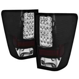Nissan Titan Spyder LED Taillights - Black - 111-NTI04-LED-BK