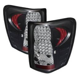 Jeep Grand Cherokee Spyder LED Taillights - Black - ALT-JH-JGC99-LED-BK