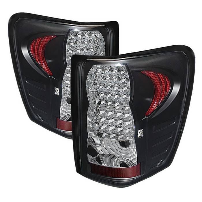 Jeep Grand Cherokee Spyder LED Taillights - Black - ALT-JH-JGC99-LED-BK