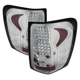 Jeep Grand Cherokee Spyder LED Taillights - Chrome - ALT-JH-JGC99-LED-C