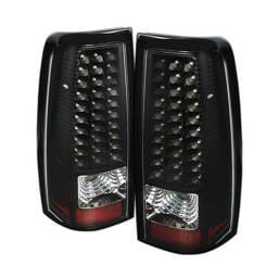 GMC Sierra Spyder LED Taillights - Black - ALT-ON-CS03-LED-BK