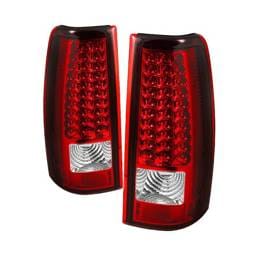 Chevrolet Silverado Spyder LED Taillights - Red Clear - ALT-ON-CS03-LED-RC