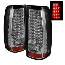 Chevrolet Silverado Spyder LED Taillights - Chrome - ALT-ON-CS99-LED-C