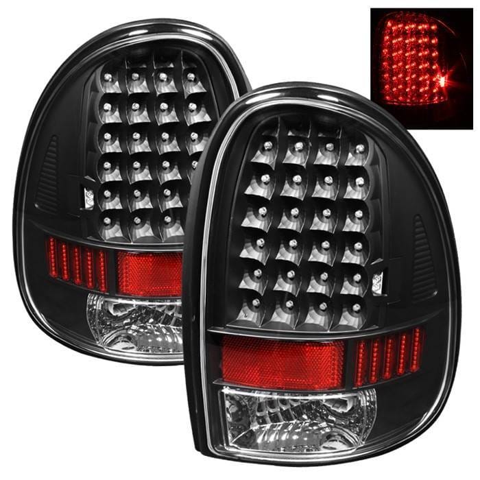 Chrysler Town Country Spyder LED Taillights - Black - ALT-ON-DC96-LED-BK