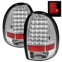 Dodge Grand Caravan Spyder LED Taillights - Chrome - ALT-ON-DC96-LED-C