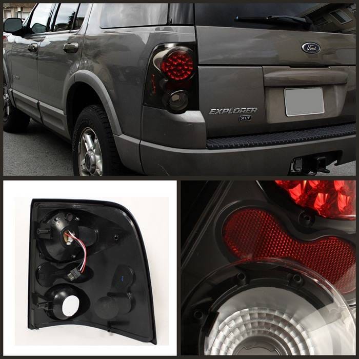 Ford Explorer Spyder LED Taillights - Black - ALT-ON-FEXP02-LED-BK thumbnail 2