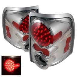 Ford Explorer Spyder LED Taillights - Chrome - ALT-ON-FEXP02-LED-C