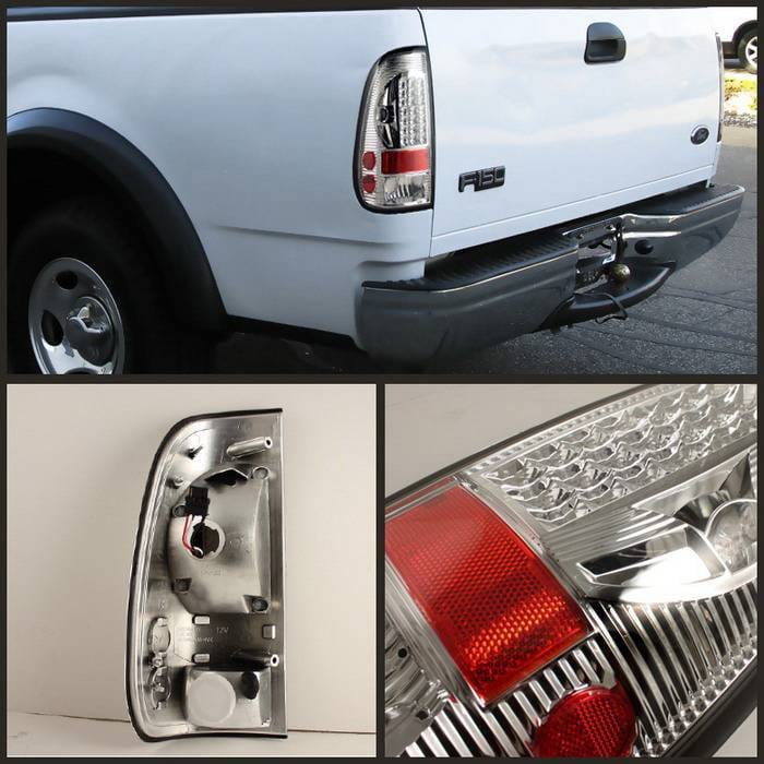 Ford F150 Spyder LED Taillights - Chrome - ALT-ON-FF15097-LED-C thumbnail 2