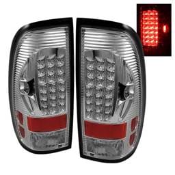 Ford F250 Superduty Spyder LED Taillights - Chrome - ALT-ON-FF15097-LED-C