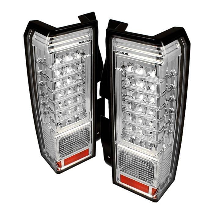 Hummer H3 Spyder LED Taillights - Chrome - ALT-ON-HH306-LED-C