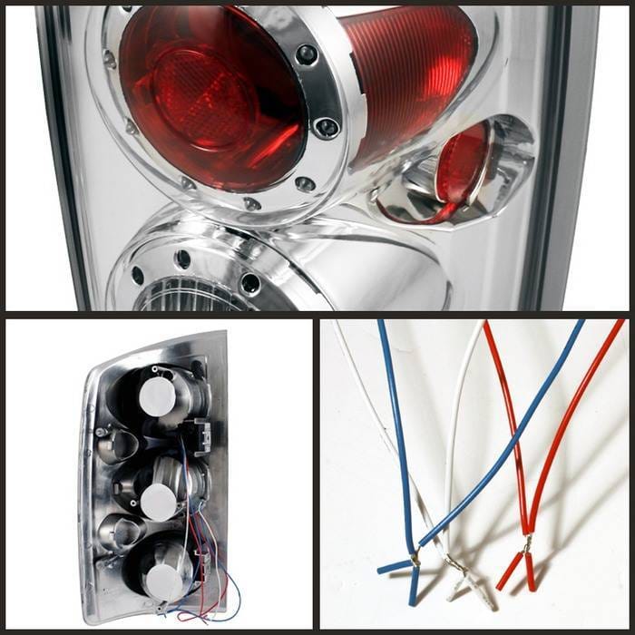 Dodge Ram Spyder LED Taillights - Chrome - ALT-ON-DRAM02-LED-C thumbnail 2