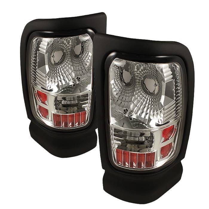 Dodge Ram Spyder Euro Style Taillights - Chrome - ALT-ON-DRAM94-C