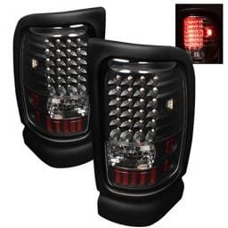 Dodge Ram Spyder LED Taillights - Black - ALT-ON-DRAM94-LED-BK