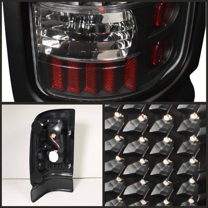 Dodge Ram Spyder LED Taillights - Black - ALT-ON-DRAM94-LED-BK thumbnail 2
