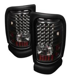 Dodge Ram Spyder LED Taillights - Black - ALT-ON-DRAM94-LED-BK
