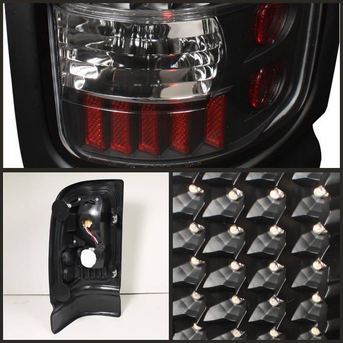 Dodge Ram Spyder LED Taillights - Black - ALT-ON-DRAM94-LED-BK thumbnail 2