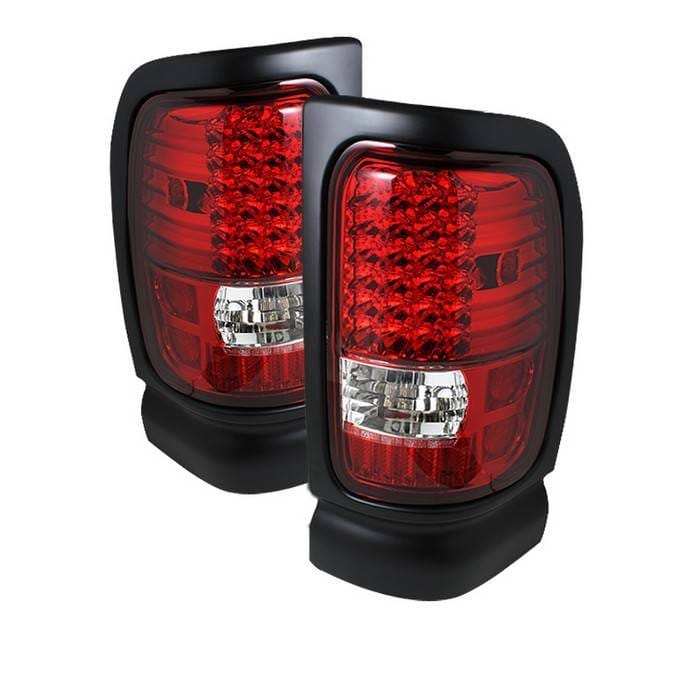 Dodge Ram Spyder LED Taillights - Red Clear - ALT-ON-DRAM94-LED-RC