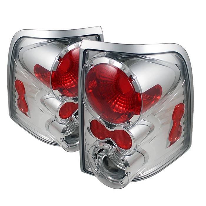 Ford Explorer Spyder Euro Style Taillights - Chrome - ALT-ON-FEXP02-C