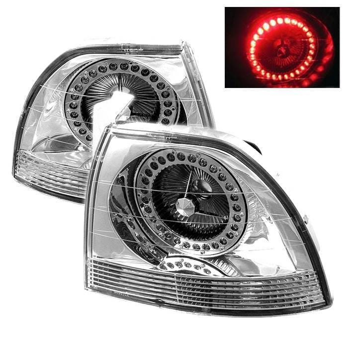 Honda Accord Spyder LED Taillights - Chrome - ALT-YJ9495TLZ-C-LED